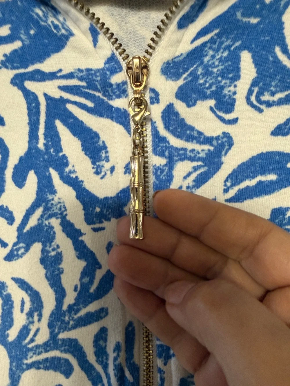 Lilly Pulitzer Lobstah Roll Skipper Popover Blue Lobster Quarter Zip Sz S - Picture 4 of 6